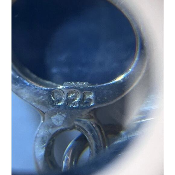 Sterling Silver 925 Earrings Rough Aquamarine Blue Topaz & Kyanite Hook Dangle - Picture 13 of 16